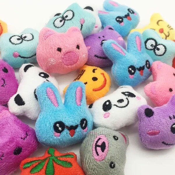 Candy Claw Machine Xtreme Mini Plush Prize Pack Capsule Stuffers (10pk) Simple Showcase