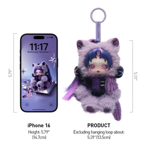 Pop Mart x Skullpanda: My Little Pony Series Plush Keychain Blind Box (1pc) Simple Pop Mart