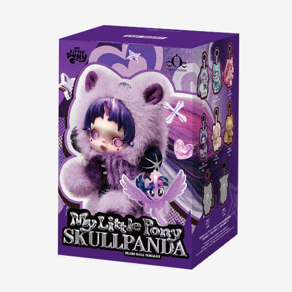 Pop Mart x Skullpanda: My Little Pony Series Plush Keychain Blind Box (1pc) Simple Pop Mart