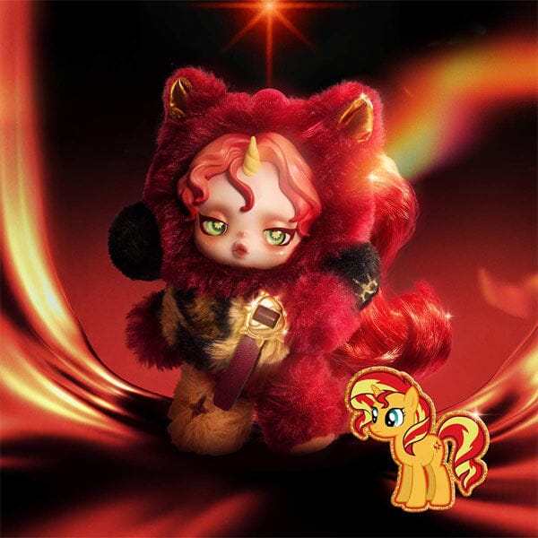 Pop Mart x Skullpanda: My Little Pony Series Plush Keychain Blind Box (1pc) Simple Pop Mart