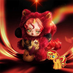 Pop Mart x Skullpanda: My Little Pony Series Plush Keychain Blind Box (1pc) Simple Pop Mart