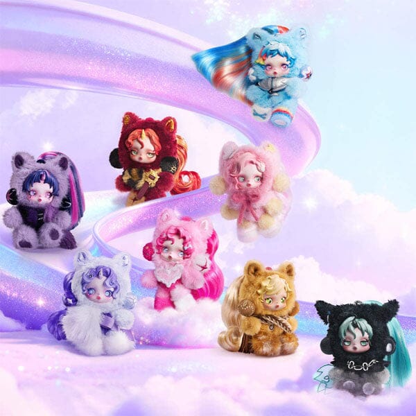 Pop Mart x Skullpanda: My Little Pony Series Plush Keychain Blind Box (1pc) Simple Pop Mart