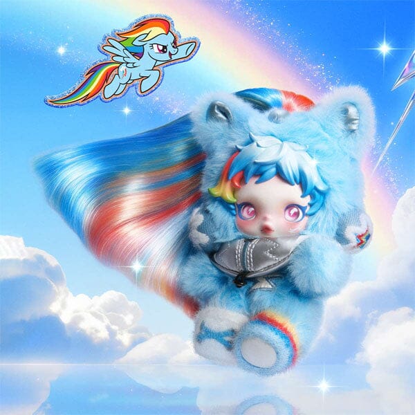 Pop Mart x Skullpanda: My Little Pony Series Plush Keychain Blind Box (1pc) Simple Pop Mart