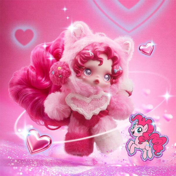 Pop Mart x Skullpanda: My Little Pony Series Plush Keychain Blind Box (1pc) Simple Pop Mart