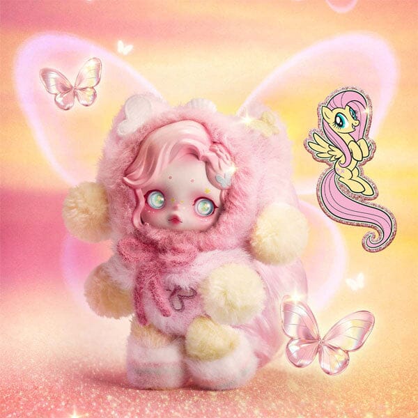 Pop Mart x Skullpanda: My Little Pony Series Plush Keychain Blind Box (1pc) Simple Pop Mart