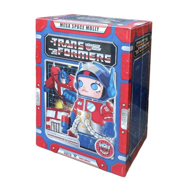 Pop Mart x Molly: MEGA Space Molly 400% Optimus Prime Giant 12" Figurine (1pc) Simple Pop Mart