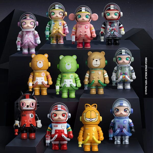 Pop Mart x Molly: Mega Space Molly 100% Series 3 Figurine Blind Box (1pc) Simple Pop Mart