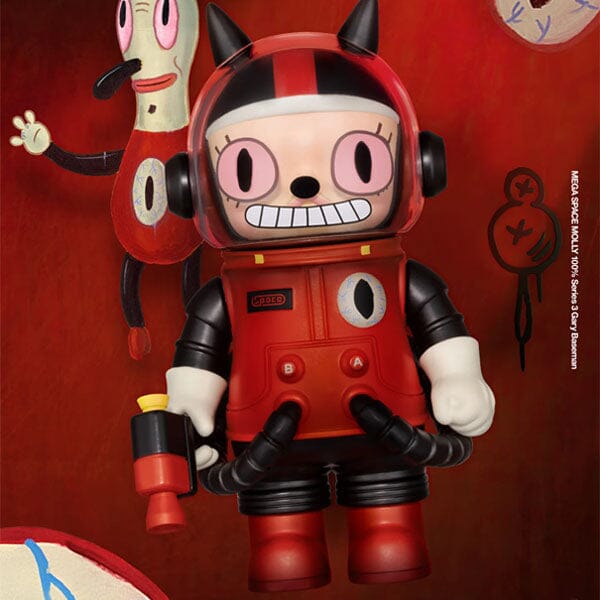 Pop Mart x Molly: Mega Space Molly 100% Series 3 Figurine Blind Box (1pc) Simple Pop Mart
