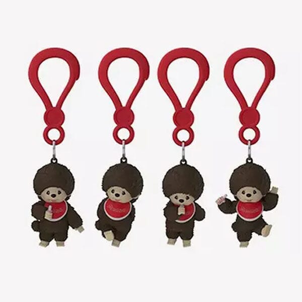 Monchhichi Flocked Backpack Pendant Hanger Blind Box (1pc) Simple Monchhichi