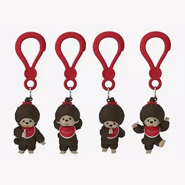 Monchhichi Flocked Backpack Pendant Hanger Blind Box (1pc) Simple Monchhichi
