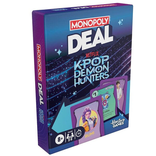 Hasbro Monopoly Deal KPop Demon Hunters Special Edition Card Game Simple KPop Demon Hunters