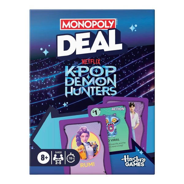 Hasbro Monopoly Deal KPop Demon Hunters Special Edition Card Game Simple KPop Demon Hunters