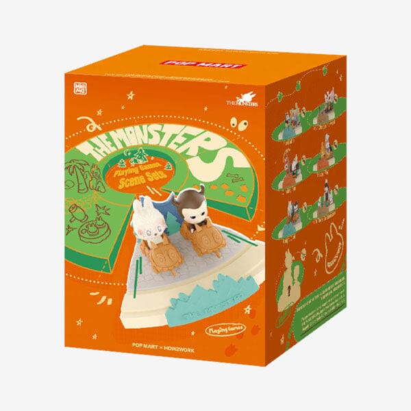 Pop Mart x THE MONSTERS: Playing Games Series Scene Sets Figurine Blind Box (1pc) Simple Pop Mart