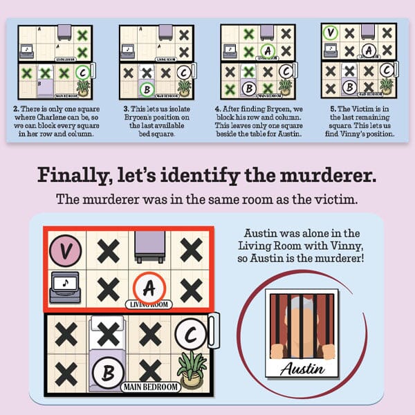 Murdoku Volume 1 Puzzle Book 80 Murder Mystery Logic Puzzles Simple Murdoku