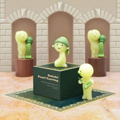 Smiski Museum Series Collectible Glow in the Dark Figurine Blind Box (1pc) Simple Smiski