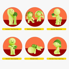 Smiski Museum Series Collectible Glow in the Dark Figurine Blind Box (1pc) Simple Smiski
