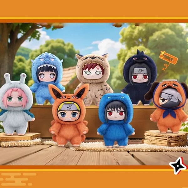 TOP TOY x Naruto Shippuden: "Beast Party" Series Plush Keychain Blind Box (1pc) Simple TOP TOY