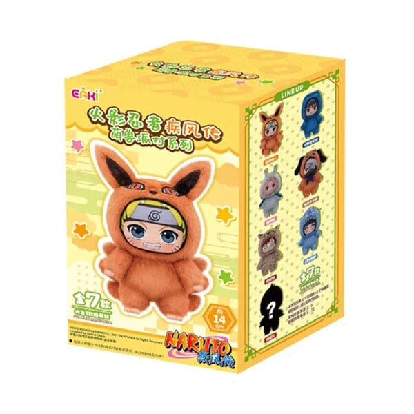 TOP TOY x Naruto Shippuden: "Beast Party" Series Plush Keychain Blind Box (1pc) Simple TOP TOY