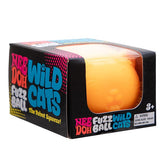 Nee Doh Fuzz Ball Wild Cats Squishy Fidget Toy (1pc) Color Ships Assorted Simple Nee Doh