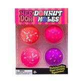 Nee Doh DohNut Holes Mini Squishy Fidget Toys (4pc) Simple Nee Doh