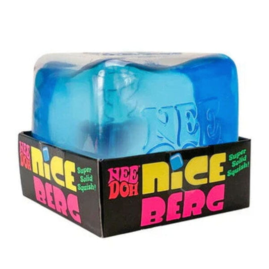 Nee Doh Nice Berg GIANT Blue Squishy Fidget Stress Ball (1pc) Simple Nee Doh