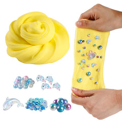 LIT Slime DIY Scented Slime Kit with Charms (1 Jar) Ocean Treasure