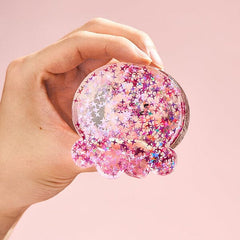 SqueezeSquad Taba Deluxe Premium Silicone Squishy Fidget Toy - Fuchsia Octopus Simple Exclusive