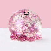 SqueezeSquad Taba Deluxe Premium Silicone Squishy Fidget Toy - Fuchsia Octopus Simple Exclusive