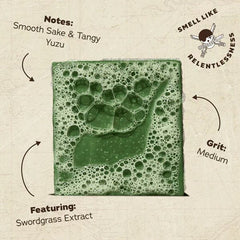 Dr. Squatch® x One Piece Anime All-Natural Bar Soap For Men - Three Sword Surge Simple Dr. Squatch