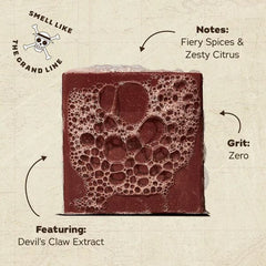 Dr. Squatch® x One Piece Anime All-Natural Bar Soap For Men - Straw Hat Bricc Simple Dr. Squatch