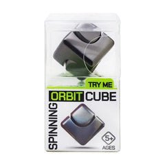 Trend Hub Orbit Cube Spinning Metal Fusion Fidget Toy (Color Ships Assorted) Simple Trend Hub
