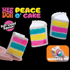 Nee Doh Peace O' Cake Squishy Fidget Toy (1pc) Simple Nee Doh