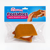 Taba Squishies® Peelables Deluxe Premium Silicone Fidget Toy (1pc) Chocolate S'more Simple Taba Peelables