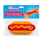 Taba Squishies® Peelables Deluxe Premium Silicone Fidget Toy (1pc) Hot Dog Simple Taba Peelables