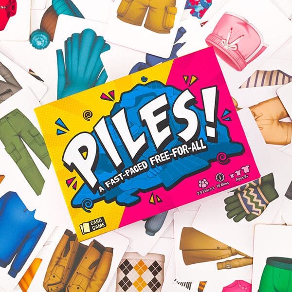 Piles! The Fast-Paced Free-For-All Party Card Game Simple Piles!