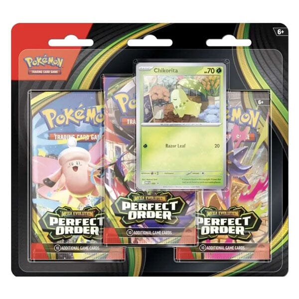 Pokmon TCG: ME03 Mega Evolution Perfect Order Three-Booster Blister ( Showcase Pokmon TCG: ME03 Mega Evolution Perfect Order Three-Booster Blister ( Showcase