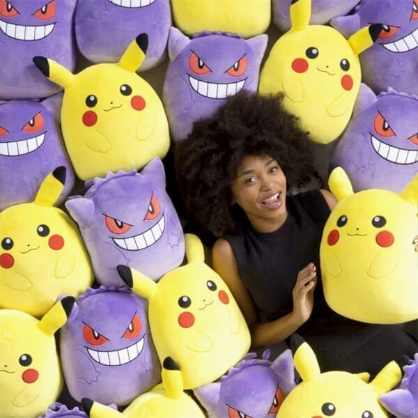 Squishmallows Super Soft Plush Toys | 10" Pokémon Squad | Gengar Simple Showcase