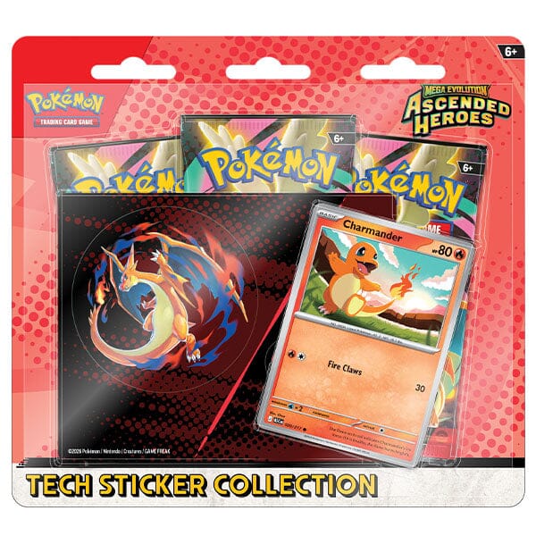 Pokémon TCG: Mega Evolution ME2.5 Ascended Heroes Tech Sticker Collection - Ships Assorted Simple Pokémon