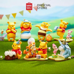 MINISO x Disney: Winnie The Pooh Best Friends Party Series Collectible Figurine Blind Box (1pc) Simple MINISO