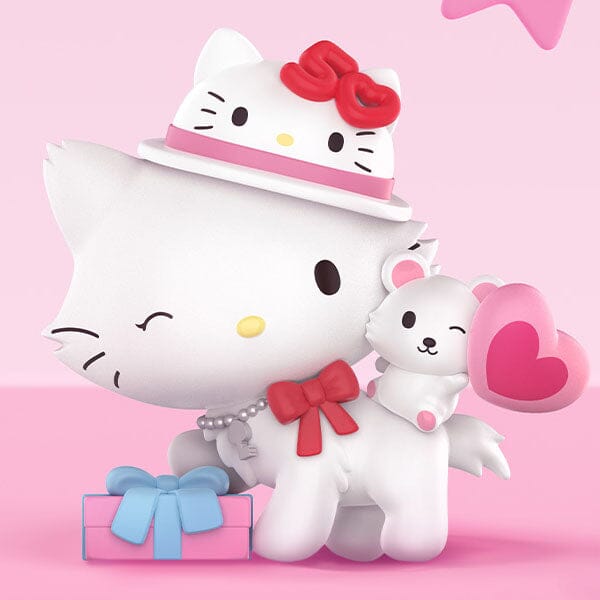 Pop Mart x Sanrio: Hello Kitty 50th Anniversary Series Figurine Blind Box Assorted (1pc) Simple Pop Mart