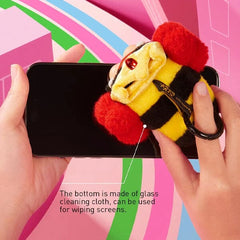 Pop Mart x Powerpuff Girls x CRYBABY: Vinyl Face Plush Bag Clip Blind Box (1pc) Simple Pop Mart