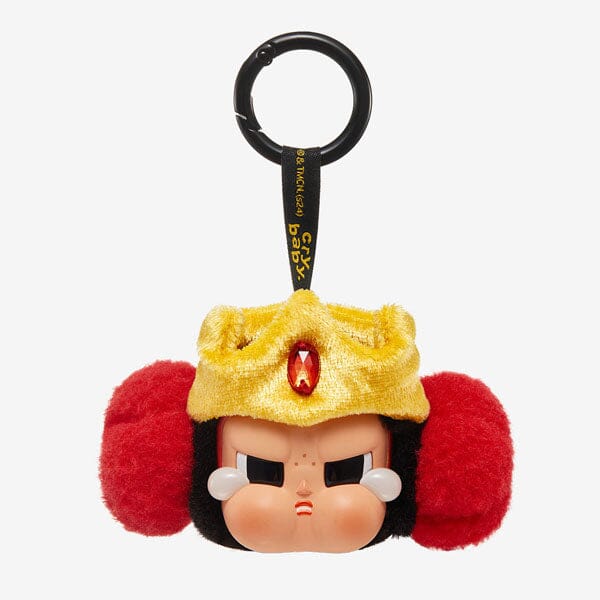 Pop Mart x Powerpuff Girls x CRYBABY: Vinyl Face Plush Bag Clip Blind Box (1pc) Simple Pop Mart