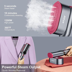 Pressara 2-in-1 Handheld Steamer & Iron for Wrinkle Removal Simple Exclusive