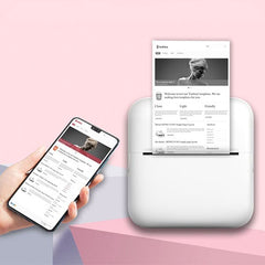 GearWaves: Mini Portable Inkless Thermal Printer For Phone Photos Simple Showcase