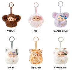Pop Mart x PUCKY: Tap Tap Babies Series Plush Pendant Keyring Blind Box (1pc) Simple Pop Mart