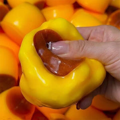 Crunch & Squish Caramel Pudding Crunchy Squishies® Stress Ball Fidget Toy (1pc) Simple Exclusive