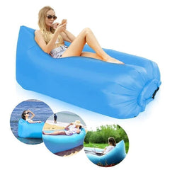 Air Puff: The Breeze Filled Lounger | Portable Inflatable Sofa Simple Showcase