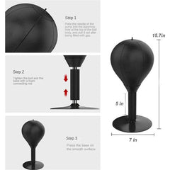 MegaPunch Portable Suction Cup Punching Bag (Includes Pump) Simple Showcase