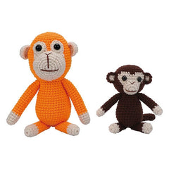 The LOOP Brigade: DIY Crochet Plush Toy Complete Kit For Beginners - Punch The Monkey Simple The LOOP Brigade