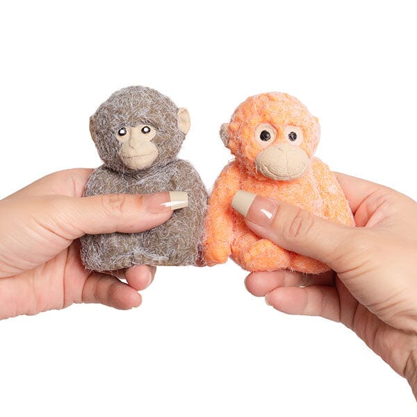 Taba Squishies® Punch the Monkey & His Stuffed Monkey Friend Fidget Toys (2pc) Simple Exclusive